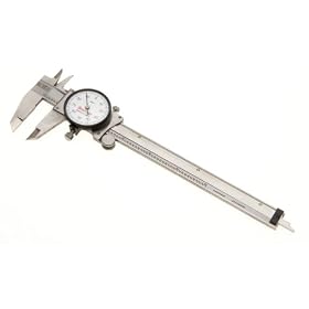 Starrett 120AM-150 Dial Caliper, 150mm, Yellow Dial, Fitted Plastic Case by 