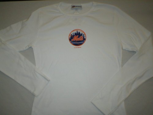New York Mets Ladies Long-Sleeve T-Shirt, M