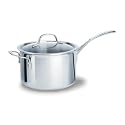 Calphalon Tri-Ply Stainless Steel 4-1/2-Quart Sauce Pan with Cover