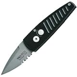 Pro-Tech Stinger, Bead Blast Blade, Black Handle, ComboEdge