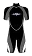 (Osprey)Womens Shorty Wetsuit Chest