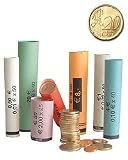 Produkt-Bild: M&Uuml;NZH&Uuml;LSEN - M&uuml;nzrollenpapier vorgefertigt und gerollt f&uuml;r 20 Cent (104er Pack) A