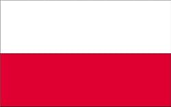 Annin Nylon Poland Flag, 3-Foot by 5-Foot