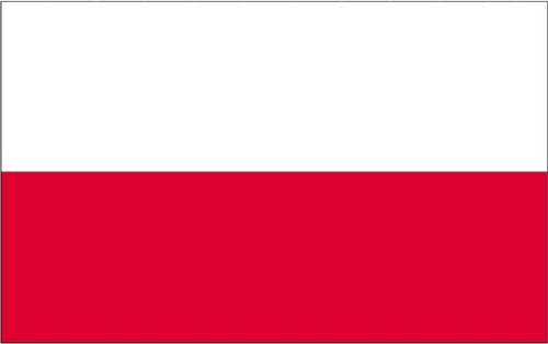 Annin Nylon Poland Flag, 3-Foot by 5-Foot