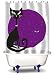 Retro Black Cat Shower Curtain