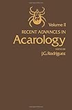Recent advances in acarology