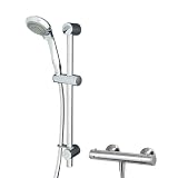 MX OPTIONS BRASS Thermostatic Bar Mixer Shower Kit