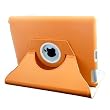 Orange 360 Degrees Rotating Stand iPad 2 Leather Case for Apple iPad 2