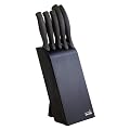 Kitchen Devils 5 piece Black  control Knife block