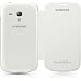 Samsung Original sch�tzende Display-Klappe / Flip-Cover EFC-1M7FWEGSTD (kompatibel mit Galaxy S3 mini) in white