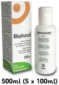 Thea Blephasol Lotion 500Ml (5 X 100Ml Bottle) For Blepharitis Spectrum