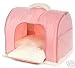 Pet Supplies : Precious Babe Pink Dog Kennel Crate and Bed