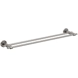 Gatco 4114 Zone 24-Inch Double Towel Bar, Satin Nickel