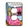 Londons Times Funny Animals Cartoons - Cobra Marriage Another Toxic Relationship - Light Switch Covers - 2 plug outlet cover