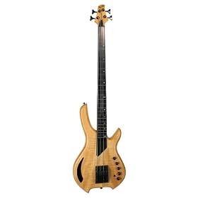 LightWave Saber Bass VL 4-String Fretless, Transparent Natural