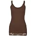 FULL TILT Womens Tunic Cami - Brown