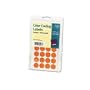 Avery Print/Write Self-Adhesive Removable Labels, 0.75 Inch Diameter, Orange, 1008 per Pack (05465)