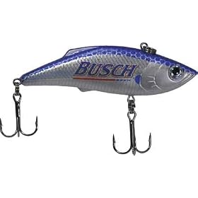 Busch Beer Fishing Lure – Lipless Crankbait Shad with Mustad Hooks