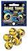 Mega Marbles - BLUE TANG MARBLES NET (1 Shooter Marble, 24 Player Marbles & 2 Display Rings)