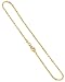BDNGP002-24 14 KT Gold Nickel Free Sterling Silver 1.5mm Rope Chain Necklace 24 inch