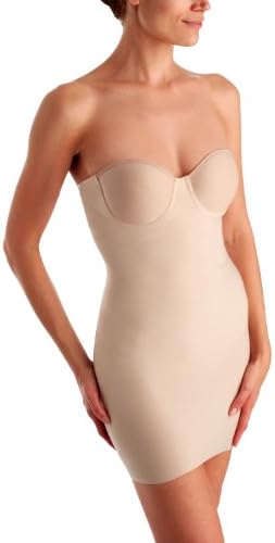 Naomi & Nicole Firm Control Bra Slip with Built-In Panty 7777