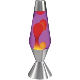 Lava Lite 52 oz Lava Lamp - Yellow Purple Silver by Lava Lite