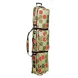 Burton Wheelie Locker 166 Padded Snowboard Travel Bag, Stripe Circles