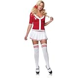 Leg Avenue Athletic Ribbed Thigh Highs With 3 Stripe Top..