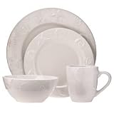 Thomson Pottery 16-pc. Set Embossed Shell