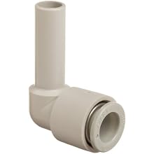 SMC KQ2L-99 PBT One-Touch Metric Tube Fitting, Plug-in 90 Degree Elbow, Tube OD x Tube ID
