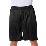 Badger Adult Mesh Shorts Black Large