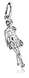 Sterling Silver Ballet Dancer Charm