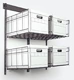 HyLoft Bin-Max 33.5-by-36-Inch Shelf Unit, Hammertone #175009 HyLoft Bin-Max 33.5-by-36-Inch Shelf Unit, Hammertone #175009