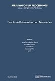 Functional nanowires and nanotubes : symposium held November 28-December 2 2011, Boston Massachusetts, U.S.A.