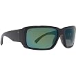 VonZipper Drydock Men's Polarized Fashion Sunglasses - Black Gloss/Green Chrome