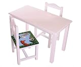from FurniToys Handmade Wooden Table & 2 animal Chairs for Children