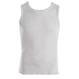 Soul Cal Ribbed Vest - White - Mens