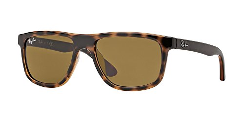 Ray-Ban Boy's Acetate Man Sunglass 0RJ9057S Square Sunglasses, Havana, 50 mm