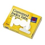 Avery Gummed Index Tabs, 50 Tabs (59102)