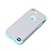 iPhone 6S Plus Case 5.5 inch,Premium Exact-Fit ltra Slim Hybrid Series HybridScratch Resistant Heavy Duty Dual Layer 2in1 hock AbsorbingSilicone Bumper Cover for Apple iPhone 6 Plus(Teal)