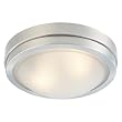 Minka Lavery Laguna Vista Nickel Flush Mount 4297-2-84