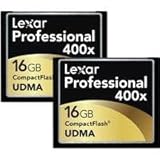 Lexar Professional - Flash memory card - 16 GB - 400x - CompactFlash (pack  ....