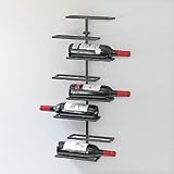 8 Bottle Urban Wall Wine Rack by Wine Accessories