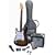 RST 3TS LH Left Handed Electric Guitar Package with Full Size Electric Guitar, Amp, Carry Bag, and Instructional DVD