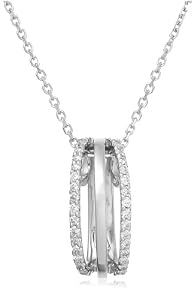 Miore M0342CW - Collar de mujer de oro blanco (18k) con 36 diamantes, 42 cm