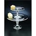 Crystal PLATNUM CAKESTND 9"SML