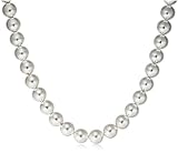 Sterling Silver 8 mm Beads Necklace 17