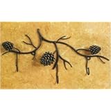 Pinecone decor towel rack WALL HOOK key coat Pine Cone