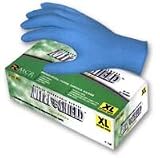 Review   / Nitrishield Chlorinated Textured Grip Nitrile Gloves - Case of 10 Dispensers