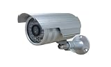 Infrared Camera Wide Angle YY_F25A530 1/3 Sony Superhad Color CCD DSP Waterproof Indoor/outdoor Infrared Illumination Nightvision 3.6mm Lens 5mm 30 Leds Camera Ip66 Silver (90 Degree Wide Viewing Angle) with Free Mounting Bracket